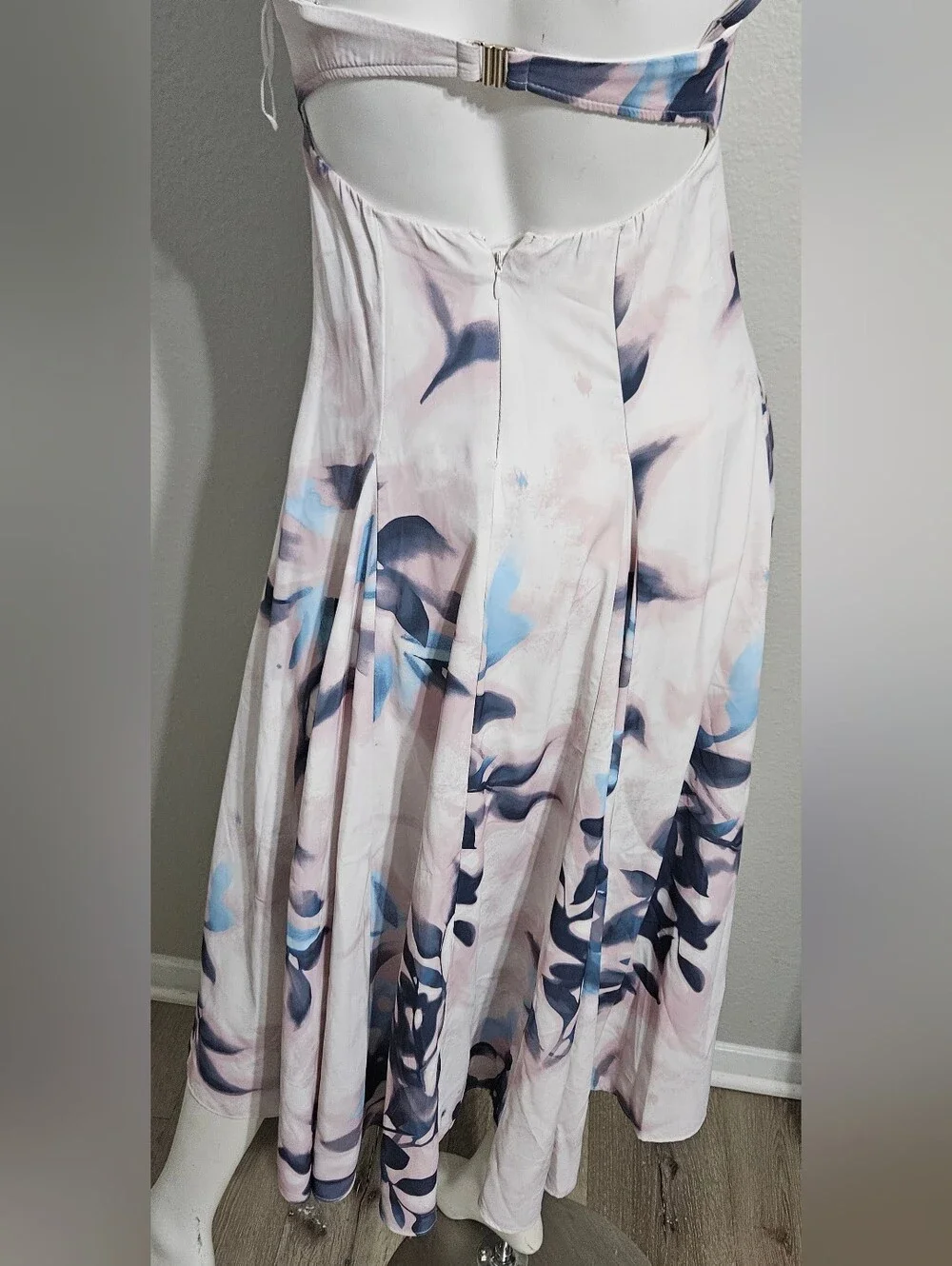 Abercrombie & fitch Godet Clasp-Back Midi Dress Size XSP